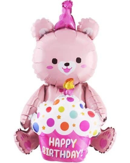 3D Фигура Мишка с капкейком 97 см